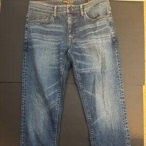 Ring of Fire Men’s Blue Jeans – Slim Fit, Cotton, Size 32x32